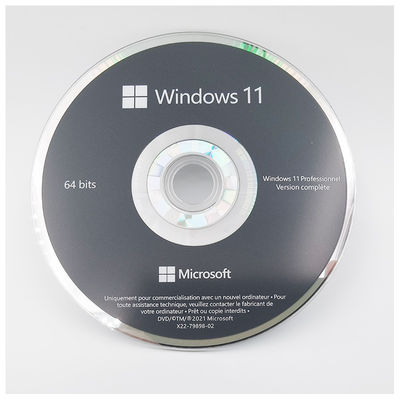 Microsoft Windows 11 Pro 64-Bit French DVD OEM System Builder Pack for New PC