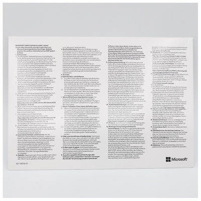 Genuine Windows 11 Pro OEM DVD German Edition 64-Bit System Builder License for Business