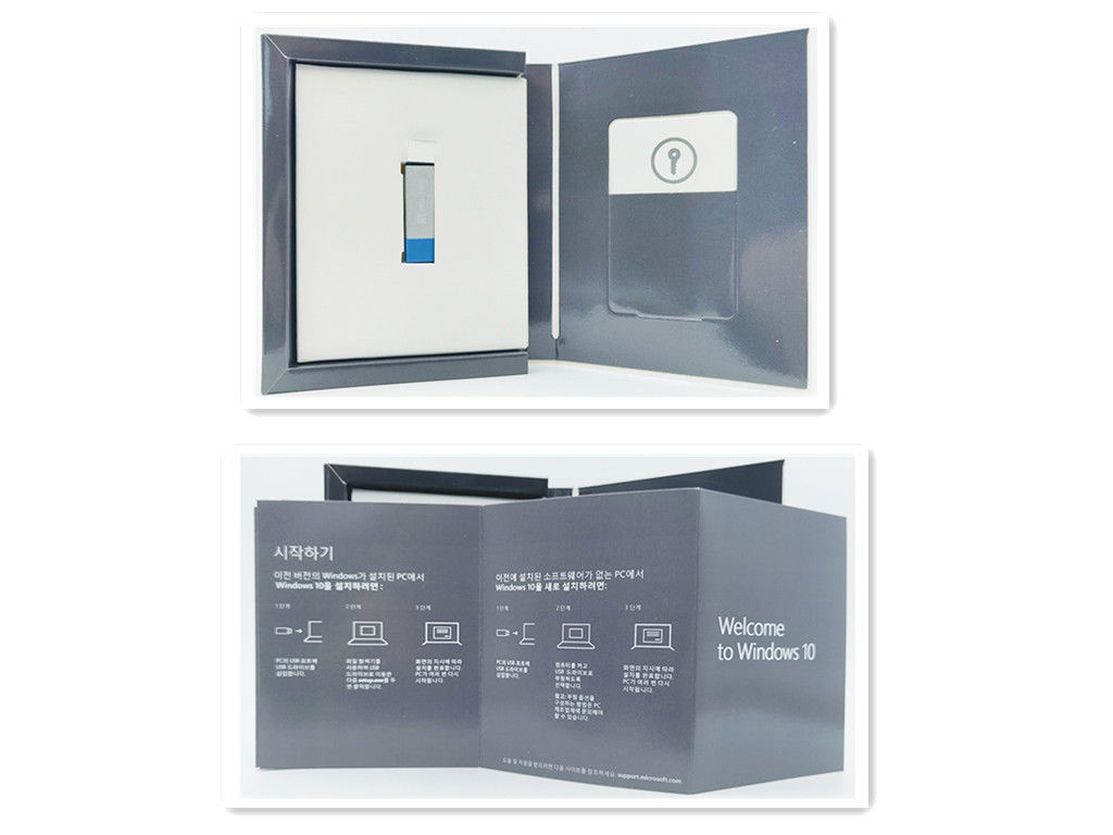 Windows 11 Pro USB Korean Version Genuine Microsoft Digital License Key with Lifetime Activation 64-Bit Retail BOX