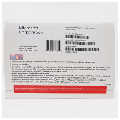 Microsoft Windows 10 Professional OEM License Key Global Digital Download