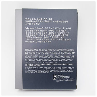 Microsoft Windows 11 Professional Korean USB Key 64-Bit System Builder Lifetime Digital License