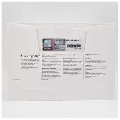 Windows 11 Pro OEM DVD (French)  Authentic Microsoft 64-Bit System Builder License Pack
