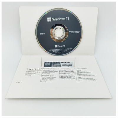 Official Microsoft Windows 11 Pro French DVD OEM System Builder 64-Bit License