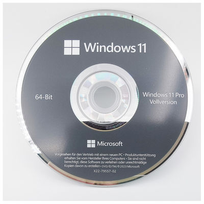 Microsoft Windows 11 Pro 64-Bit German DVD OEM System Builder Pack for New PC