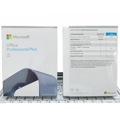 অফিসিয়াল মাইক্রোসফট অফিস 2021 প্রো প্লাস কী 1 পিসি ডিজিটাল লাইসেন্স নিরাপদে আপনার MS অ্যাকাউন্টের সাথে যুক্ত করুন