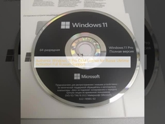 রাশিয়ার জন্য সত্যিকারের উইন্ডোজ 11 প্রো OEM লাইসেন্স আজীবন সক্রিয়করণ সম্পূর্ণ রাশিয়ান সমর্থন