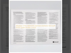 উইন্ডোজ ১১ প্রো ওএম ডিভিডি (জার্মান) সত্যিকারের মাইক্রোসফ্ট 64-বিট সিস্টেম বিল্ডার লাইসেন্স