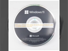 উইন্ডোজ 11 প্রো OEM ইতালিয়ান 64-বিট ব্যবসায়িক বৈশিষ্ট্যগুলি সম্পূর্ণ ইতালীয় ইন্টারফেসের সাথে